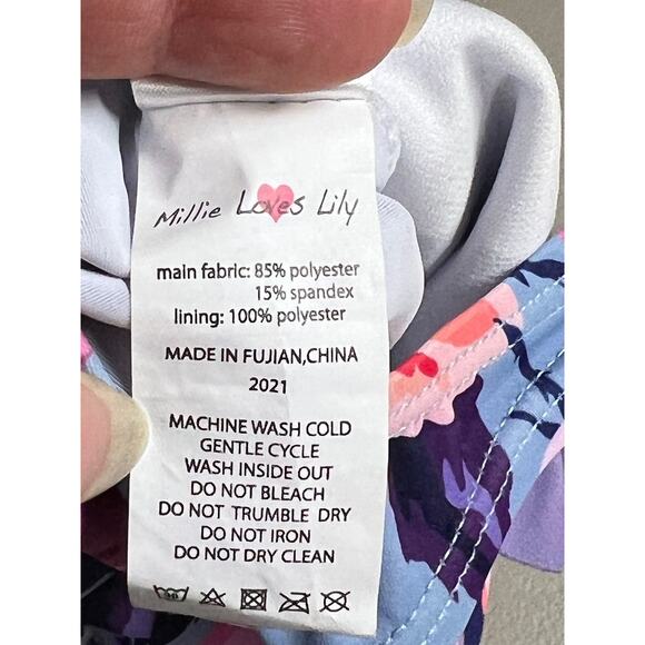 NWT Millie Loves Lilly One piece Swimsuit 12 Months - Picture 4 of 5